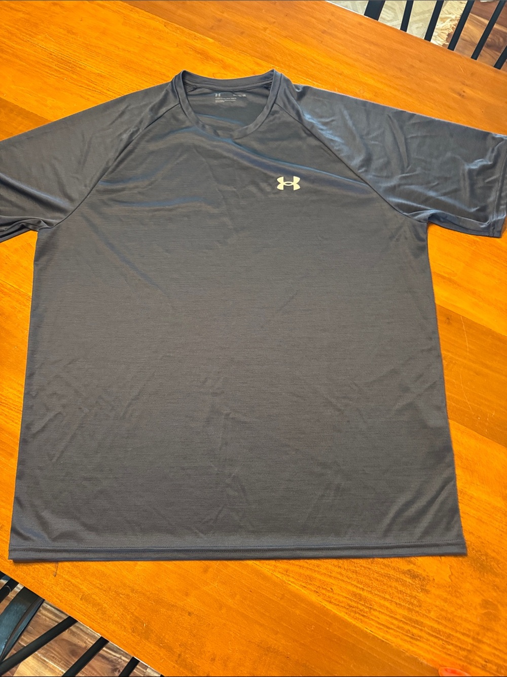Under Armour Men's Short Sleeve Tech Tee - Dark Blue  with White Logo